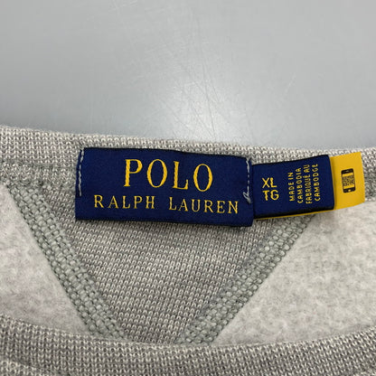 【中古品】【メンズ】 POLO RALPH LAUREN ポロ・ラルフローレン MULTI LOGO SWEATSHIRT マルチ ロゴ スウェットシャツ 147-261004-sm-07-izu サイズ：XL カラー：グレー 万代Net店