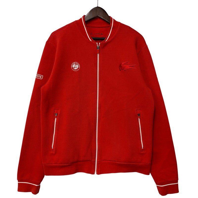【中古品】【メンズ】 LACOSTE ラコステ × ROLAND GARROS ローランギャロス SH4757 ZIP JACKET ジップ ジャケット 147-261004-sm-05-izu サイズ：L カラー：レッド 万代Net店