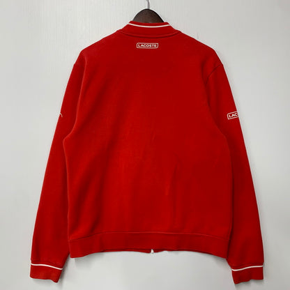 【中古品】【メンズ】 LACOSTE ラコステ × ROLAND GARROS ローランギャロス SH4757 ZIP JACKET ジップ ジャケット 147-261004-sm-05-izu サイズ：L カラー：レッド 万代Net店
