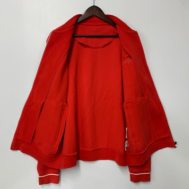 【中古品】【メンズ】 LACOSTE ラコステ × ROLAND GARROS ローランギャロス SH4757 ZIP JACKET ジップ ジャケット 147-261004-sm-05-izu サイズ：L カラー：レッド 万代Net店