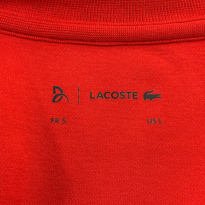 【中古品】【メンズ】 LACOSTE ラコステ × ROLAND GARROS ローランギャロス SH4757 ZIP JACKET ジップ ジャケット 147-261004-sm-05-izu サイズ：L カラー：レッド 万代Net店