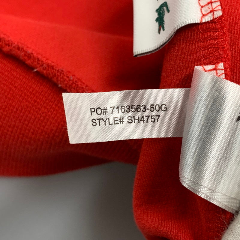 【中古品】【メンズ】 LACOSTE ラコステ × ROLAND GARROS ローランギャロス SH4757 ZIP JACKET ジップ ジャケット 147-261004-sm-05-izu サイズ：L カラー：レッド 万代Net店