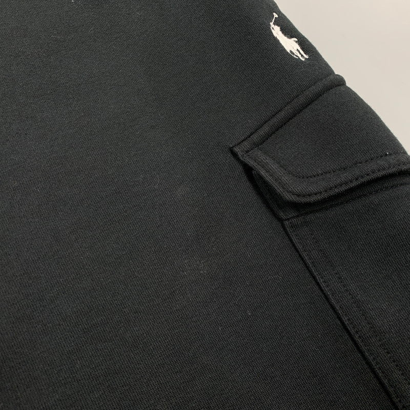 【中古品】【メンズ】 POLO RALPH LAUREN ポロ・ラルフローレン DOUBLE KNIT CARGO JOGGER PANTS ダブル ニット カーゴ ジョガー パンツ ボトムス ズボン 158-260930-cs-01-izu サイズ：L カラー：ブラック 万代Net店