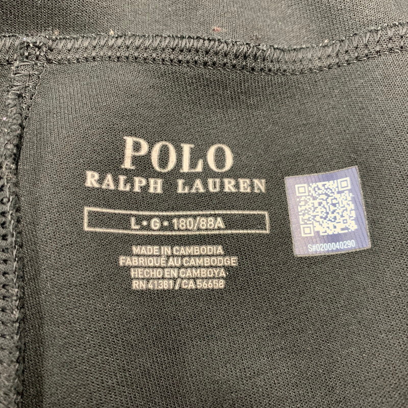 【中古品】【メンズ】 POLO RALPH LAUREN ポロ・ラルフローレン DOUBLE KNIT CARGO JOGGER PANTS ダブル ニット カーゴ ジョガー パンツ ボトムス ズボン 158-260930-cs-01-izu サイズ：L カラー：ブラック 万代Net店