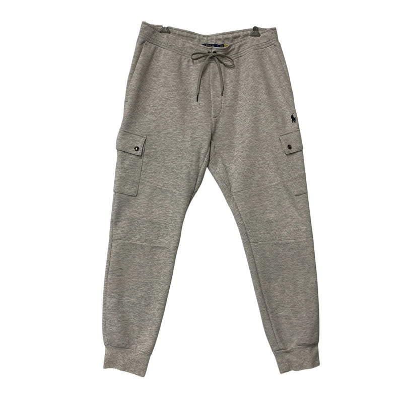 【中古品】【メンズ】 POLO RALPH LAUREN ポロ・ラルフローレン DOUBLE KNIT CARGO JOGGER PANTS ダブル ニット カーゴ ジョガー パンツ ボトムス ズボン 158-260930-cs-02-izu サイズ：L カラー：グレー 万代Net店
