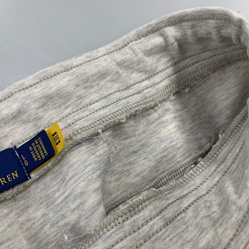 【中古品】【メンズ】 POLO RALPH LAUREN ポロ・ラルフローレン DOUBLE KNIT CARGO JOGGER PANTS ダブル ニット カーゴ ジョガー パンツ ボトムス ズボン 158-260930-cs-02-izu サイズ：L カラー：グレー 万代Net店