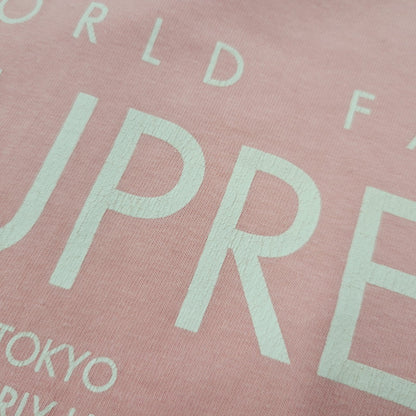 【中古品】【メンズ】 Supreme シュプリーム INTERNATIONAL TEE インターナショナル Tシャツ 半袖 149-260929-as-15-izu サイズ：M カラー：ピンク 万代Net店