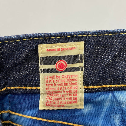 【中古品】【メンズ】 MOMOTARO JEANS 桃太郎ジーンズ AJ-SKMZ T523071 DENIM PANTS デニム パンツ ボトムス ズボン 156-261001-cs-02-izu サイズ：W33 カラー：インディゴ 万代Net店