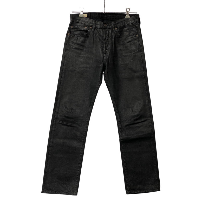 【中古品】【メンズ】 LEVI'S PREMIUM×BIOTOP リーバイスプレミアム ビオトープ 00501-3716 25AW 501 ORIGINAL CANDLE WAX PANT オリジナル キャンドル ワックス パンツ ボトムス ズボン 151-261001-cs-04-izu サイズ：32×30 カラー：ブラック 万代Net店