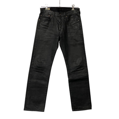 【中古品】【メンズ】 LEVI'S PREMIUM×BIOTOP リーバイスプレミアム ビオトープ 00501-3716 25AW 501 ORIGINAL CANDLE WAX PANT オリジナル キャンドル ワックス パンツ ボトムス ズボン 151-261001-cs-04-izu サイズ：32×30 カラー：ブラック 万代Net店