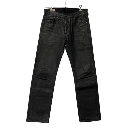 【中古品】【メンズ】 LEVI'S PREMIUM×BIOTOP リーバイスプレミアム ビオトープ 00501-3716 25AW 501 ORIGINAL CANDLE WAX PANT オリジナル キャンドル ワックス パンツ ボトムス ズボン 151-261001-cs-04-izu サイズ：32×30 カラー：ブラック 万代Net店