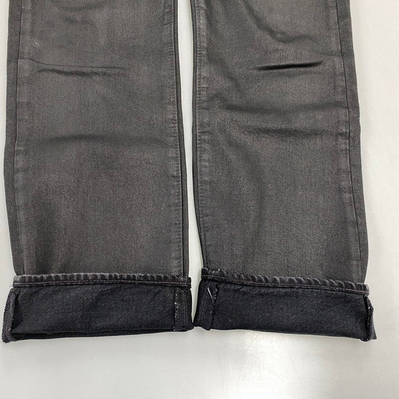 【中古品】【メンズ】 LEVI'S PREMIUM×BIOTOP リーバイスプレミアム ビオトープ 00501-3716 25AW 501 ORIGINAL CANDLE WAX PANT オリジナル キャンドル ワックス パンツ ボトムス ズボン 151-261001-cs-04-izu サイズ：32×30 カラー：ブラック 万代Net店