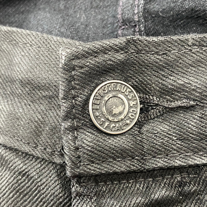 【中古品】【メンズ】 LEVI'S PREMIUM×BIOTOP リーバイスプレミアム ビオトープ 00501-3716 25AW 501 ORIGINAL CANDLE WAX PANT オリジナル キャンドル ワックス パンツ ボトムス ズボン 151-261001-cs-04-izu サイズ：32×30 カラー：ブラック 万代Net店