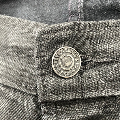 【中古品】【メンズ】 LEVI'S PREMIUM×BIOTOP リーバイスプレミアム ビオトープ 00501-3716 25AW 501 ORIGINAL CANDLE WAX PANT オリジナル キャンドル ワックス パンツ ボトムス ズボン 151-261001-cs-04-izu サイズ：32×30 カラー：ブラック 万代Net店