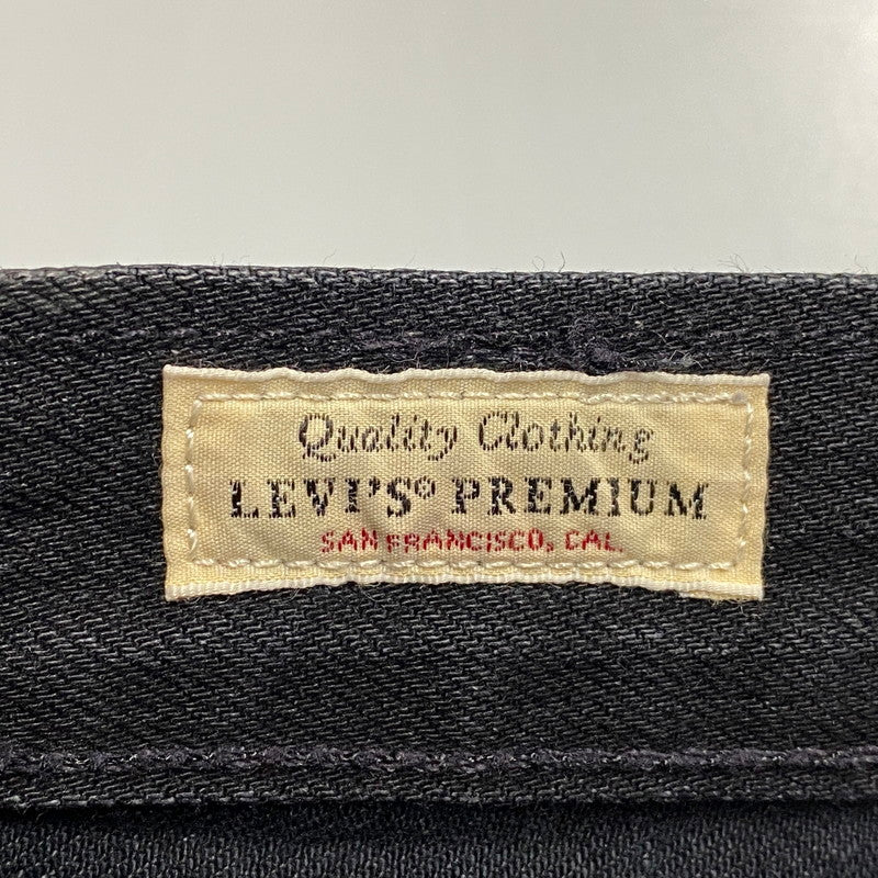 【中古品】【メンズ】 LEVI'S PREMIUM×BIOTOP リーバイスプレミアム ビオトープ 00501-3716 25AW 501 ORIGINAL CANDLE WAX PANT オリジナル キャンドル ワックス パンツ ボトムス ズボン 151-261001-cs-04-izu サイズ：32×30 カラー：ブラック 万代Net店