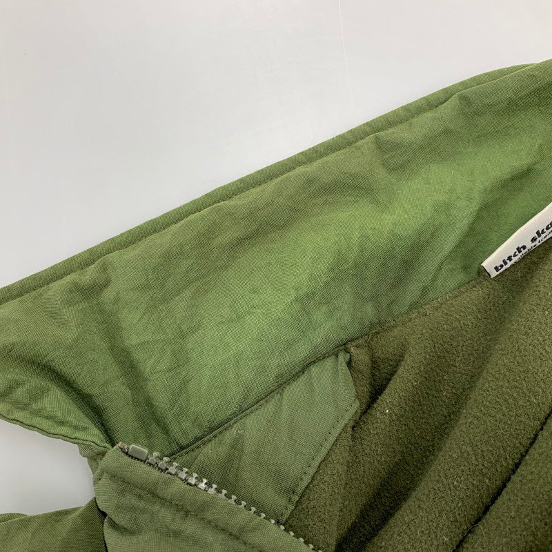 【中古品】【メンズ】 BITCH SKATEBOARDS ビッチスケートボードズ FLEECE LINER SWINGTOP JACKET フリース ライナー スイングトップ ジャケット アウター 146-261001-kh-08-izu サイズ：L カラー：グリーン 万代Net店