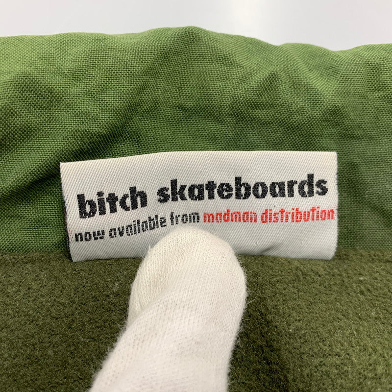 【中古品】【メンズ】 BITCH SKATEBOARDS ビッチスケートボードズ FLEECE LINER SWINGTOP JACKET フリース ライナー スイングトップ ジャケット アウター 146-261001-kh-08-izu サイズ：L カラー：グリーン 万代Net店