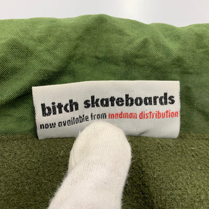 【中古品】【メンズ】 BITCH SKATEBOARDS ビッチスケートボードズ FLEECE LINER SWINGTOP JACKET フリース ライナー スイングトップ ジャケット アウター 146-261001-kh-08-izu サイズ：L カラー：グリーン 万代Net店
