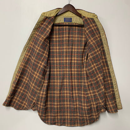 【中古品】【メンズ】 PENDLETON ペンドルトン WOOL CHECK LS SHIRT ウール チェック ロングスリーブ シャツ 長袖 146-261004-sm-04-izu サイズ：M カラー：ブラウン 万代Net店
