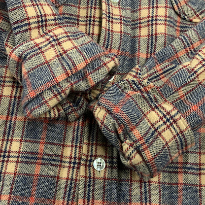 【中古品】【メンズ】 PENDLETON ペンドルトン WOOL CHECK LS SHIRT ウール チェック ロングスリーブ シャツ 長袖 146-261004-sm-04-izu サイズ：M カラー：ブラウン 万代Net店