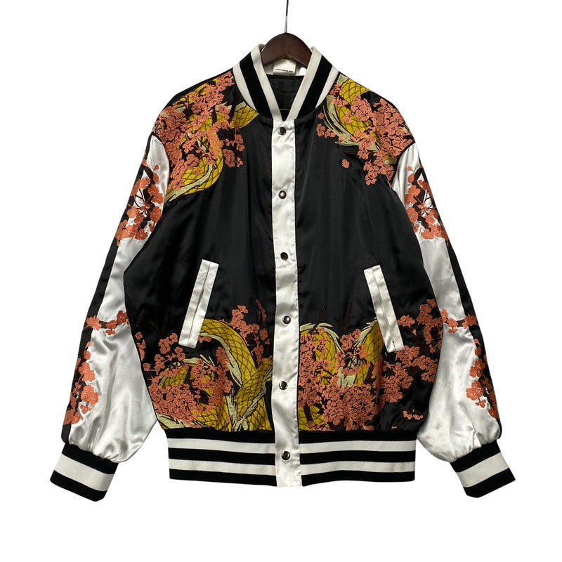 【中古品】【メンズ】 BLUE ARCHIVE ブルーアーカイブ 美甘ネル スカジャン ジャケット アウター 147-261001-kh-12-izu カラー：ブラック×ホワイト 万代Net店