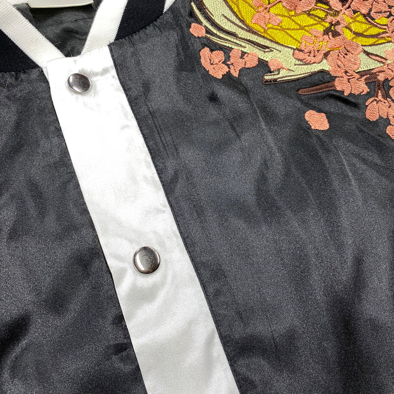 【中古品】【メンズ】 BLUE ARCHIVE ブルーアーカイブ 美甘ネル スカジャン ジャケット アウター 147-261001-kh-12-izu カラー：ブラック×ホワイト 万代Net店