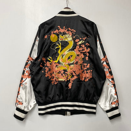 【中古品】【メンズ】 BLUE ARCHIVE ブルーアーカイブ 美甘ネル スカジャン ジャケット アウター 147-261001-kh-12-izu カラー：ブラック×ホワイト 万代Net店