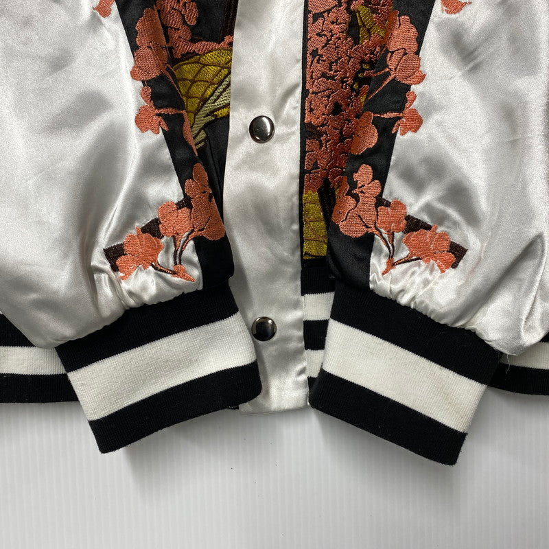 【中古品】【メンズ】 BLUE ARCHIVE ブルーアーカイブ 美甘ネル スカジャン ジャケット アウター 147-261001-kh-12-izu カラー：ブラック×ホワイト 万代Net店