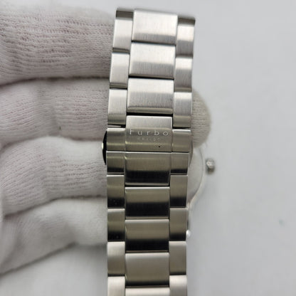 【中古品】【メンズ/レディース】 Furbo フルボ AUTOMATIC DATE F9012 オートマティック デイト 裏スケルトン 腕時計 197-261008-as-26-izu カラー：ブラック×シルバー 万代Net店