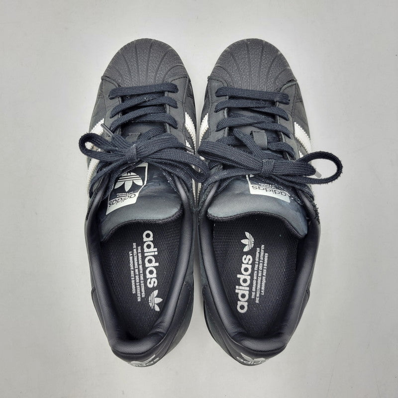 【中古品】【レディース】 adidas アディダス SUPERSTAR ID0996 スーパースター スニーカー 靴 166-261008-as-20-izu サイズ：24.5cm カラー：ブラック 万代Net店