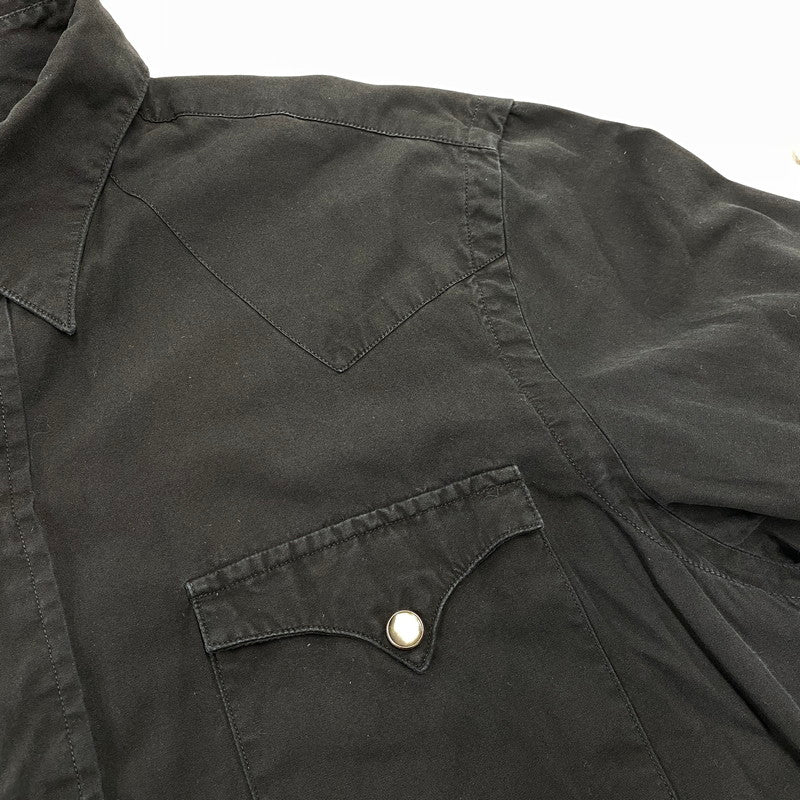 【中古品】【メンズ】 POLO BY RALPH LAUREN ポロバイラルフローレン WESTERN LS SHIRT ウエスタン ロングスリーブ シャツ トップス 146-261001-kh-11-izu サイズ：S カラー：ブラック 万代Net店