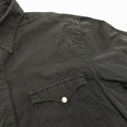【中古品】【メンズ】 POLO BY RALPH LAUREN ポロバイラルフローレン WESTERN LS SHIRT ウエスタン ロングスリーブ シャツ トップス 146-261001-kh-11-izu サイズ：S カラー：ブラック 万代Net店