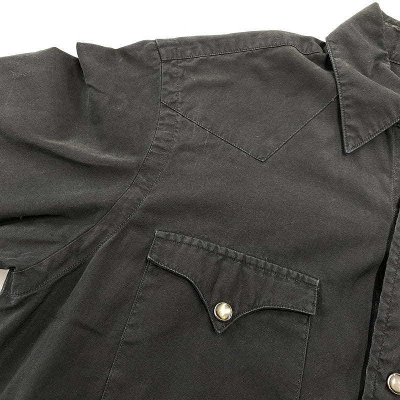 【中古品】【メンズ】 POLO BY RALPH LAUREN ポロバイラルフローレン WESTERN LS SHIRT ウエスタン ロングスリーブ シャツ トップス 146-261001-kh-11-izu サイズ：S カラー：ブラック 万代Net店