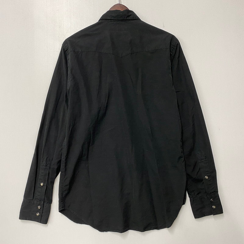 【中古品】【メンズ】 POLO BY RALPH LAUREN ポロバイラルフローレン WESTERN LS SHIRT ウエスタン ロングスリーブ シャツ トップス 146-261001-kh-11-izu サイズ：S カラー：ブラック 万代Net店