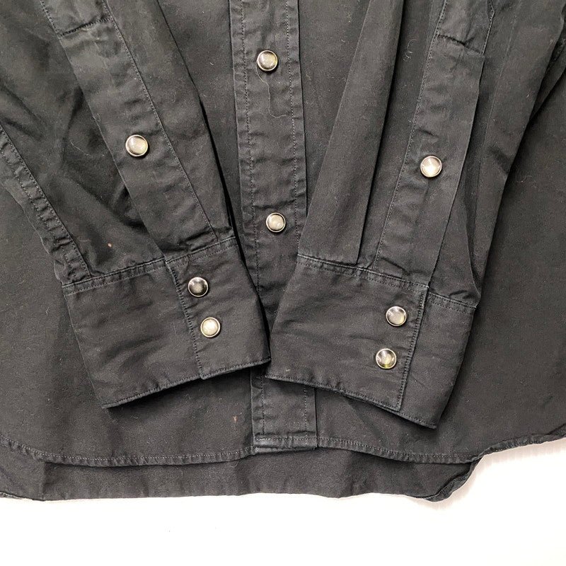 【中古品】【メンズ】 POLO BY RALPH LAUREN ポロバイラルフローレン WESTERN LS SHIRT ウエスタン ロングスリーブ シャツ トップス 146-261001-kh-11-izu サイズ：S カラー：ブラック 万代Net店