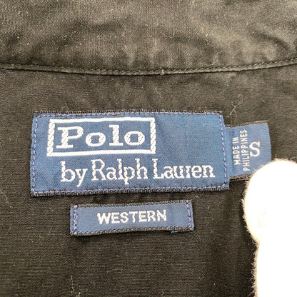 【中古品】【メンズ】 POLO BY RALPH LAUREN ポロバイラルフローレン WESTERN LS SHIRT ウエスタン ロングスリーブ シャツ トップス 146-261001-kh-11-izu サイズ：S カラー：ブラック 万代Net店