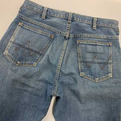 【中古品】【メンズ】 WRANGLER ラングラー × RON HERMAN ロンハーマン WS0103 BLUE BELL DENIM PANTS ブルーベリー デニム パンツ ボトムス 152-261004-sm-02-izu サイズ：M カラー：ライトブルー 万代Net店