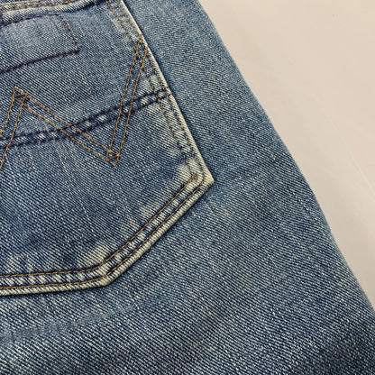 【中古品】【メンズ】 WRANGLER ラングラー × RON HERMAN ロンハーマン WS0103 BLUE BELL DENIM PANTS ブルーベリー デニム パンツ ボトムス 152-261004-sm-02-izu サイズ：M カラー：ライトブルー 万代Net店