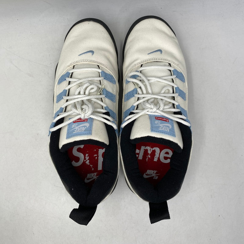 【中古美品】【メンズ】 NIKE SB ナイキエスビー×SUPREME シュプリーム FQ3000-100 24SS DARWIN LOW "WHITE" スニーカー 靴 160-261002-sm-10-izu サイズ：28ｃｍ カラー：WHITE 万代Net店