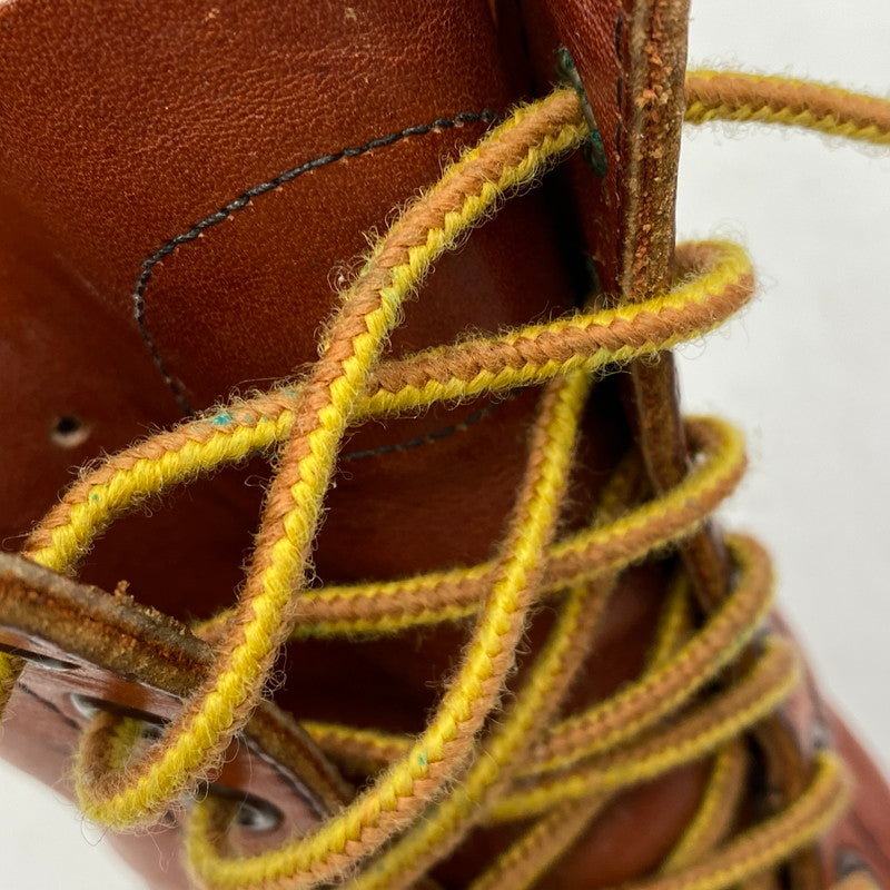 【中古品】【メンズ】 RED WING レッドウィング 877 USA製 裏半円犬タグ 91年製 90’S 8-INCH CLASSIC MOC ブーツ靴 164-261002-sm-01-izu サイズ：US11 カラー：オロラセット 万代Net店