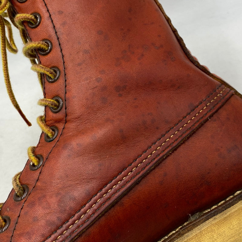 【中古品】【メンズ】 RED WING レッドウィング 877 USA製 裏半円犬タグ 91年製 90’S 8-INCH CLASSIC MOC ブーツ靴 164-261002-sm-01-izu サイズ：US11 カラー：オロラセット 万代Net店