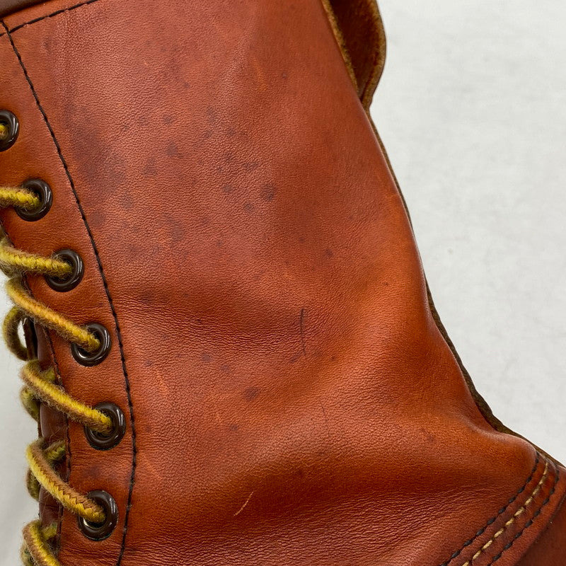 【中古品】【メンズ】 RED WING レッドウィング 877 USA製 裏半円犬タグ 91年製 90’S 8-INCH CLASSIC MOC ブーツ靴 164-261002-sm-01-izu サイズ：US11 カラー：オロラセット 万代Net店