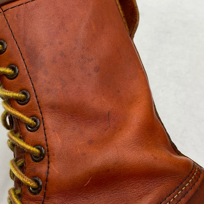 【中古品】【メンズ】 RED WING レッドウィング 877 USA製 裏半円犬タグ 91年製 90’S 8-INCH CLASSIC MOC ブーツ靴 164-261002-sm-01-izu サイズ：US11 カラー：オロラセット 万代Net店