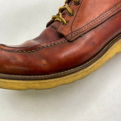 【中古品】【メンズ】 RED WING レッドウィング 877 USA製 裏半円犬タグ 91年製 90’S 8-INCH CLASSIC MOC ブーツ靴 164-261002-sm-01-izu サイズ：US11 カラー：オロラセット 万代Net店