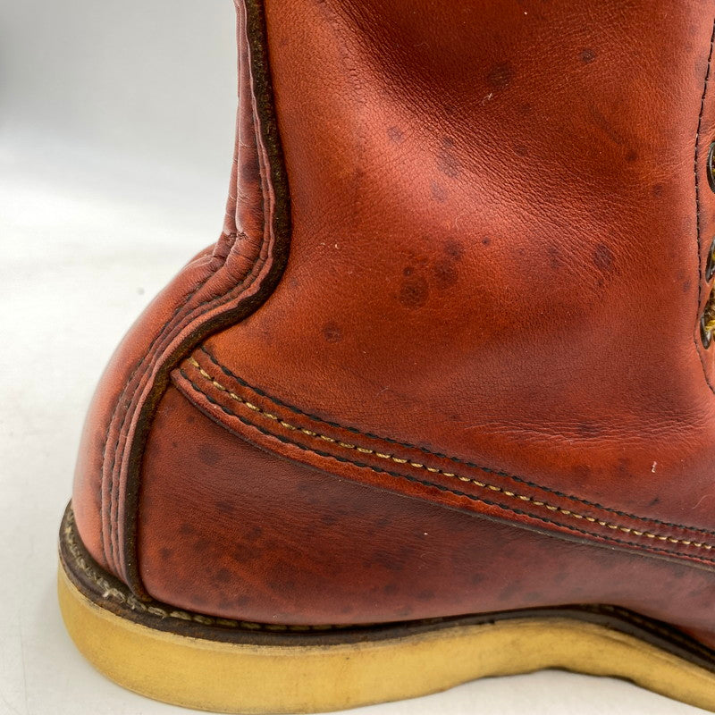 【中古品】【メンズ】 RED WING レッドウィング 877 USA製 裏半円犬タグ 91年製 90’S 8-INCH CLASSIC MOC ブーツ靴 164-261002-sm-01-izu サイズ：US11 カラー：オロラセット 万代Net店