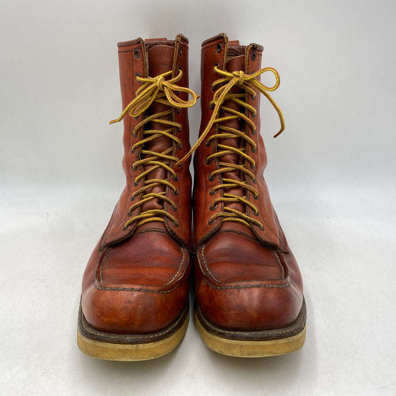【中古品】【メンズ】 RED WING レッドウィング 877 USA製 裏半円犬タグ 91年製 90’S 8-INCH CLASSIC MOC ブーツ靴 164-261002-sm-01-izu サイズ：US11 カラー：オロラセット 万代Net店