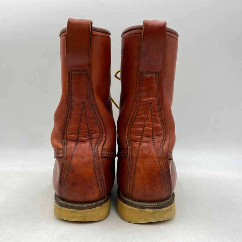 【中古品】【メンズ】 RED WING レッドウィング 877 USA製 裏半円犬タグ 91年製 90’S 8-INCH CLASSIC MOC ブーツ靴 164-261002-sm-01-izu サイズ：US11 カラー：オロラセット 万代Net店
