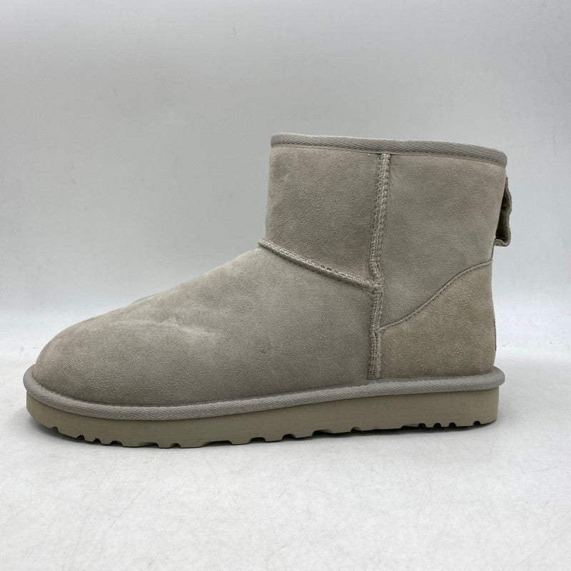 【中古美品】【メンズ】 UGG アグ 1002072 MENS CLASSIC MINI "GRAY" ムートンブーツ 靴 164-261002-sm-04-izu サイズ：28ｃｍ カラー：GRAY 万代Net店