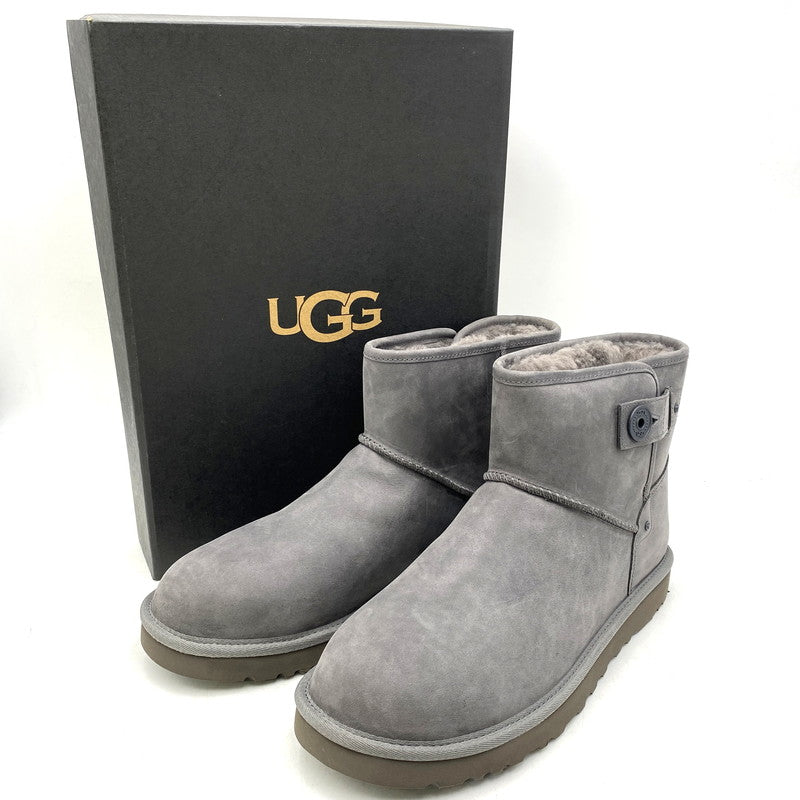 【中古美品】【メンズ】 UGG アグ 1002072 MENS BENI "GRAY" ムートンブーツ 靴 164-261002-sm-05-izu サイズ：28ｃｍ カラー：GRAY 万代Net店