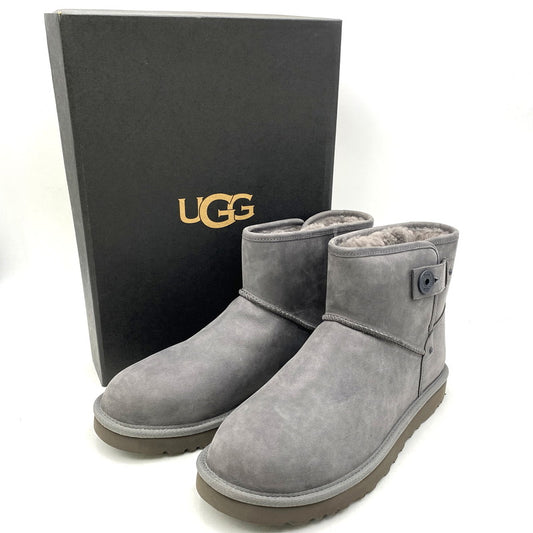 【中古美品】【メンズ】 UGG アグ 1002072 MENS BENI "GRAY" ムートンブーツ 靴 164-261002-sm-05-izu サイズ：28ｃｍ カラー：GRAY 万代Net店